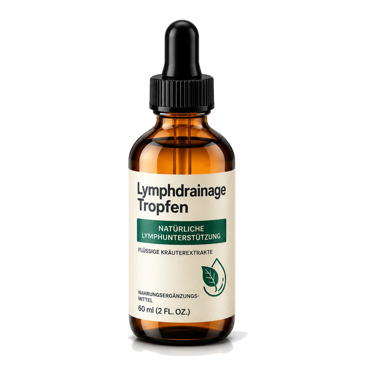 Wiesenblatt Flow-Komplex – Lymphdrainage Tropfen, 60 ml Braunglasflasche mit Pipette